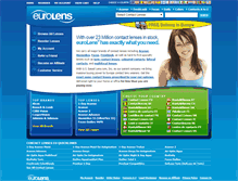 Tablet Screenshot of eurolens.com